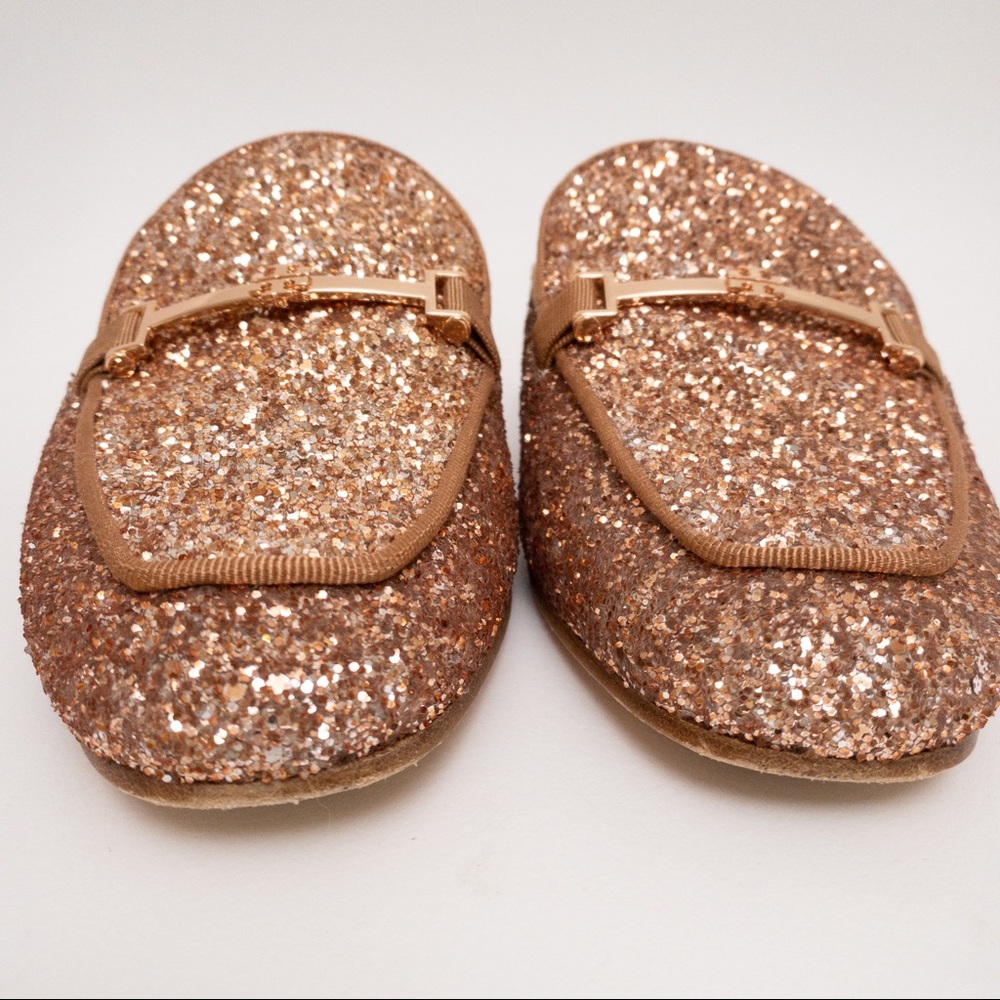 TORY BURCH Amelia Glitter Backless Loafer Pink - Picture 3 of 11